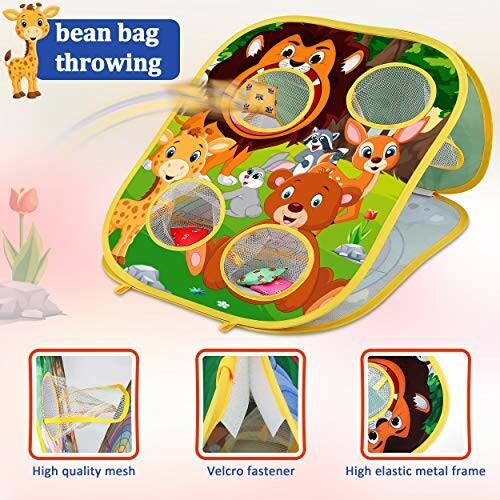 Animal Bean Bag Toss Game Toy