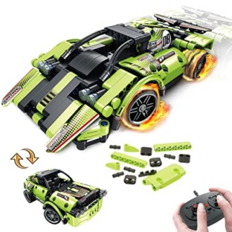 STEM Building Toys for Kids Remote Control Racer