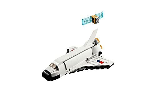 LEGO space shuttle with satellite