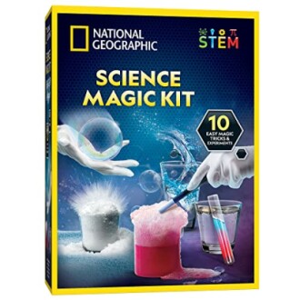 National Geographic Science Magic Kit with experiments and accessories.