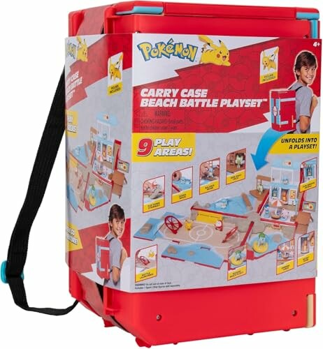 Pokemon Carry Case Beach Battle Playset