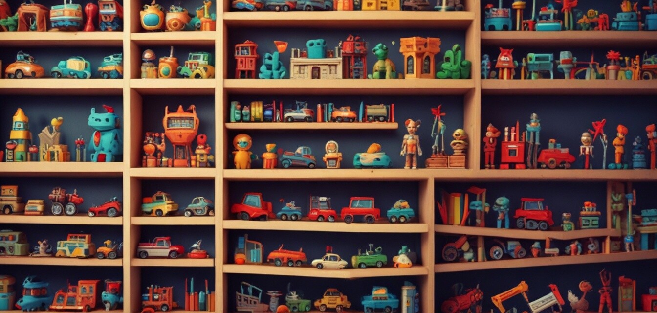 STEM toy shelf